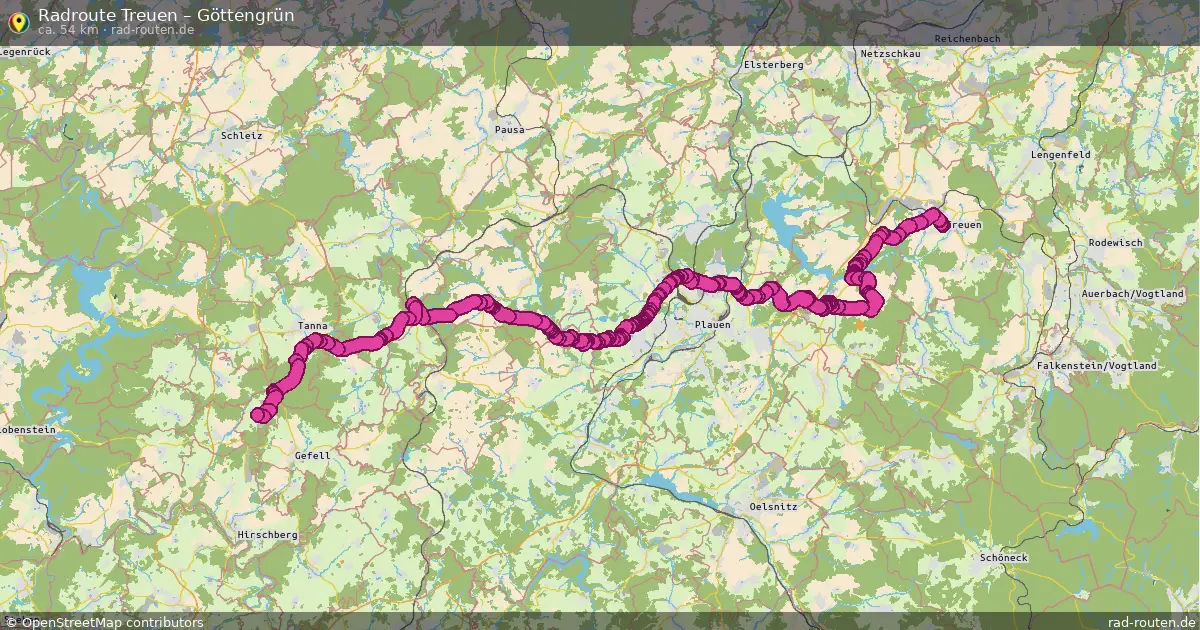 Radtour Treuen – Göttengrün