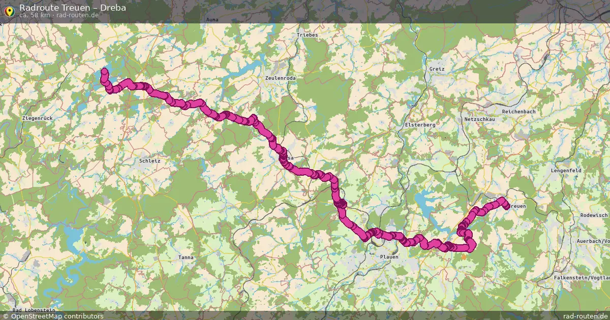 Radtour Treuen – Dreba
