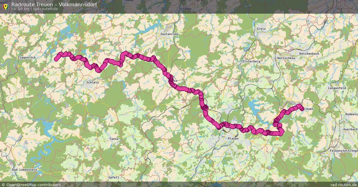 Radtour Treuen – Volkmannsdorf