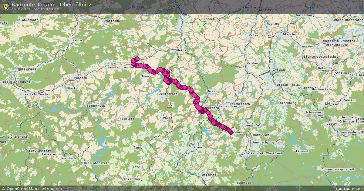 Radtour Treuen – Oberpöllnitz