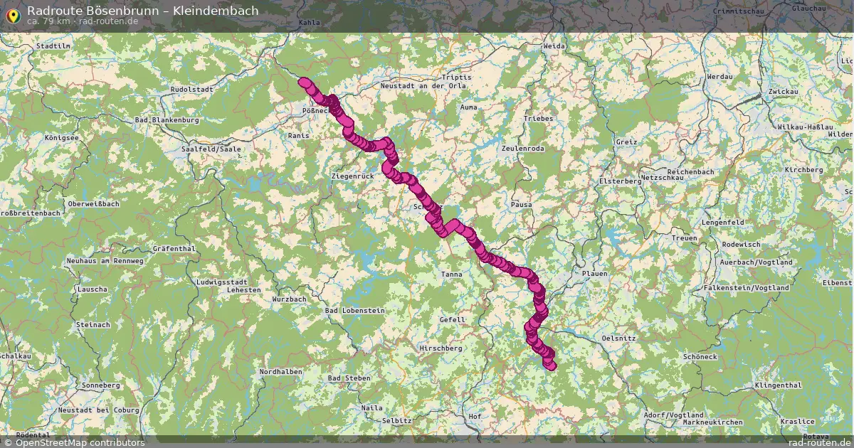 Radtour Bösenbrunn – Kleindembach