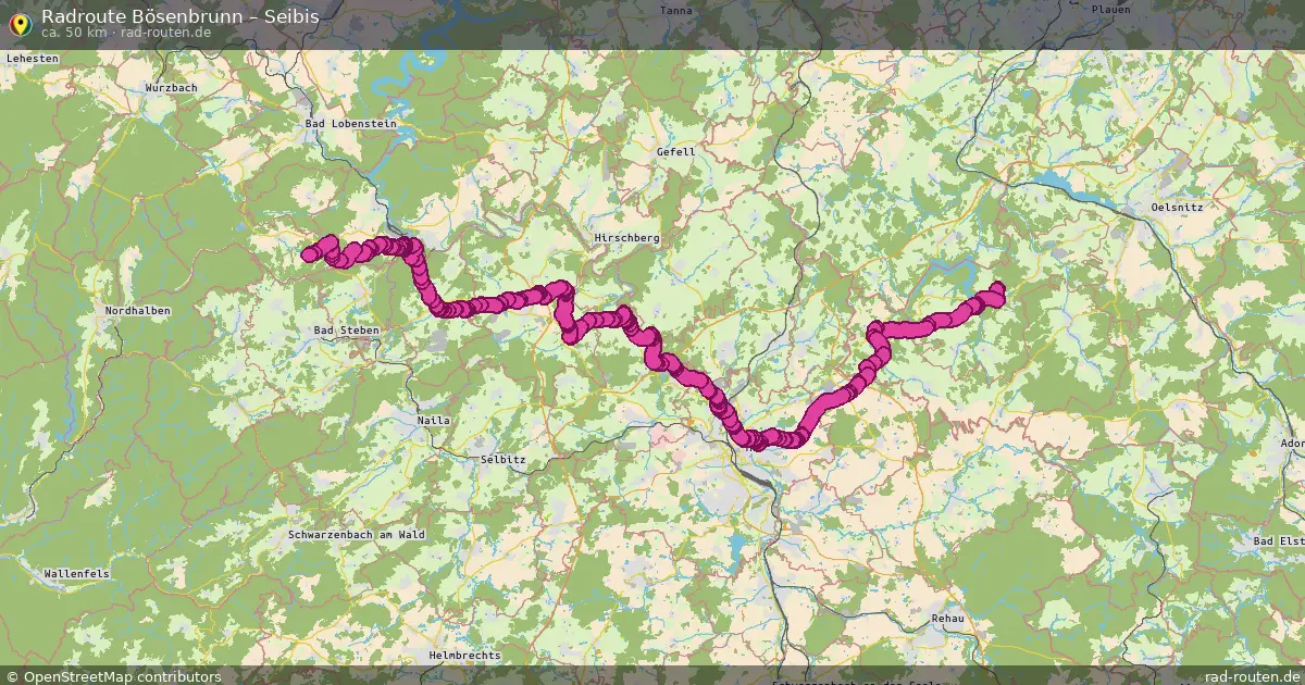 Radtour Bösenbrunn – Seibis