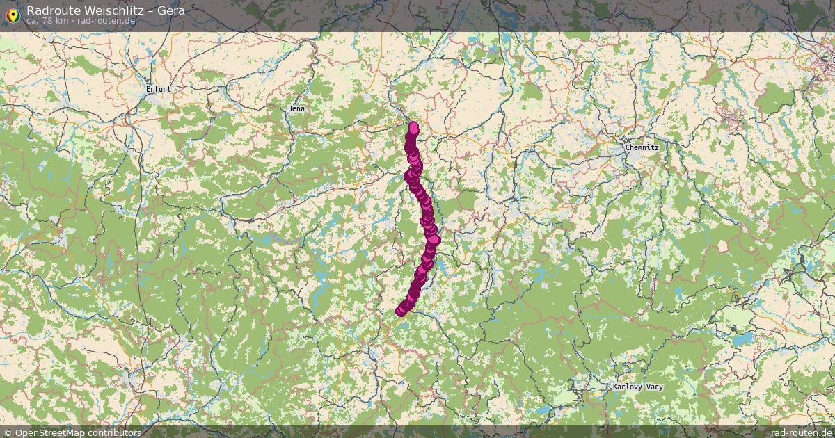 Radtour Weischlitz – Gera