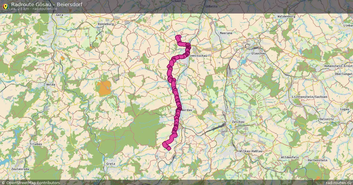 Radtour Gösau – Beiersdorf