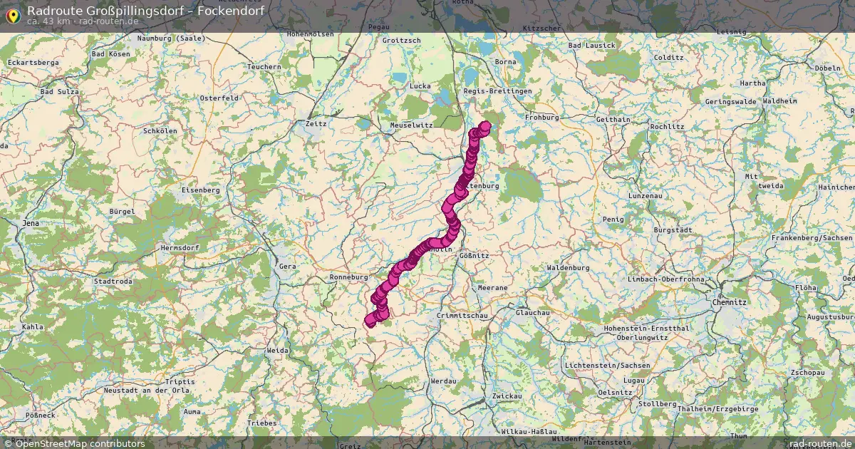 Radtour Großpillingsdorf – Fockendorf