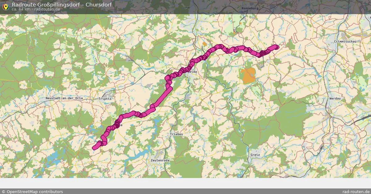 Radtour Großpillingsdorf – Chursdorf