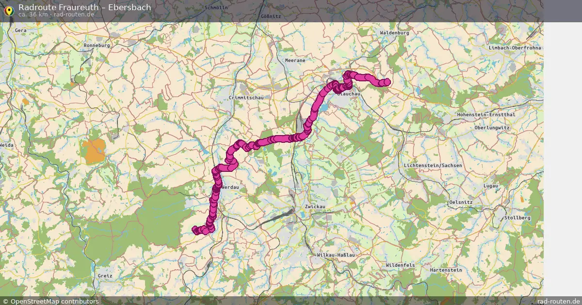 Radtour Fraureuth – Ebersbach