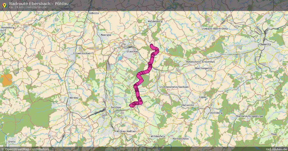 Radtour Ebersbach – Pöhlau