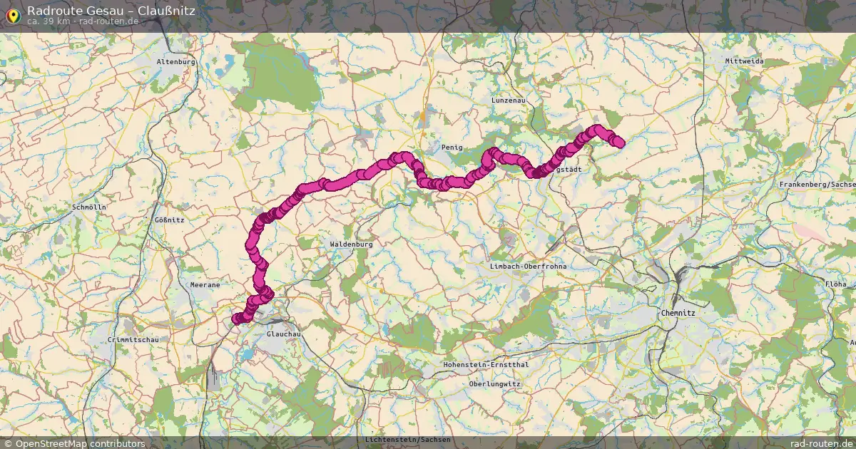 Radtour Gesau – Claußnitz