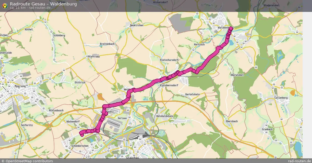 Radtour Gesau – Waldenburg