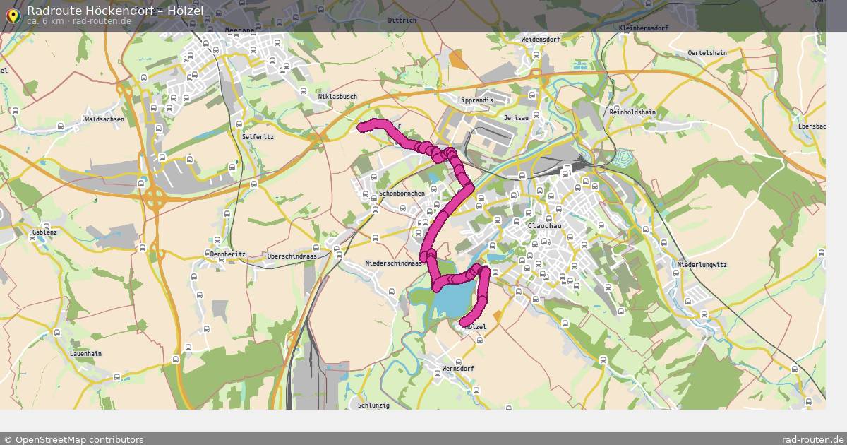 Fahrradroute Höckendorf – Hölzel