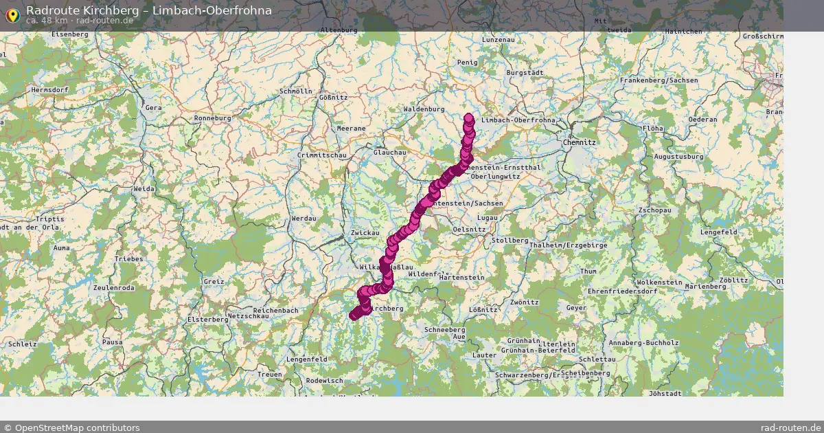 Radtour Kirchberg – Limbach-Oberfrohna