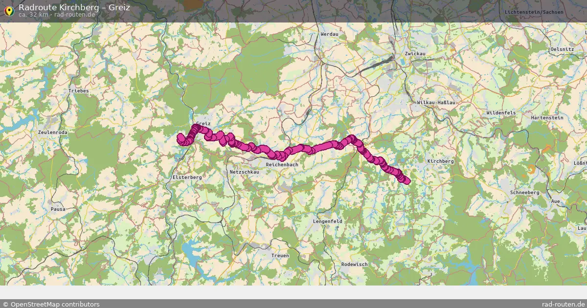 Radtour Kirchberg – Greiz