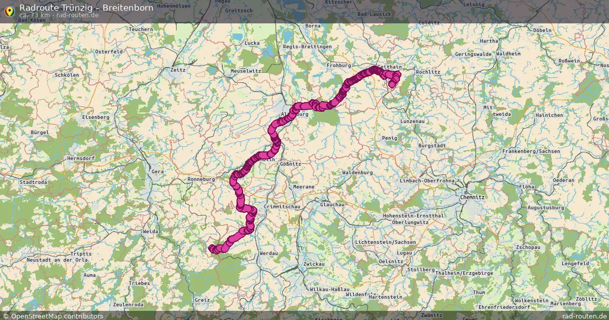 Radtour Trünzig – Breitenborn