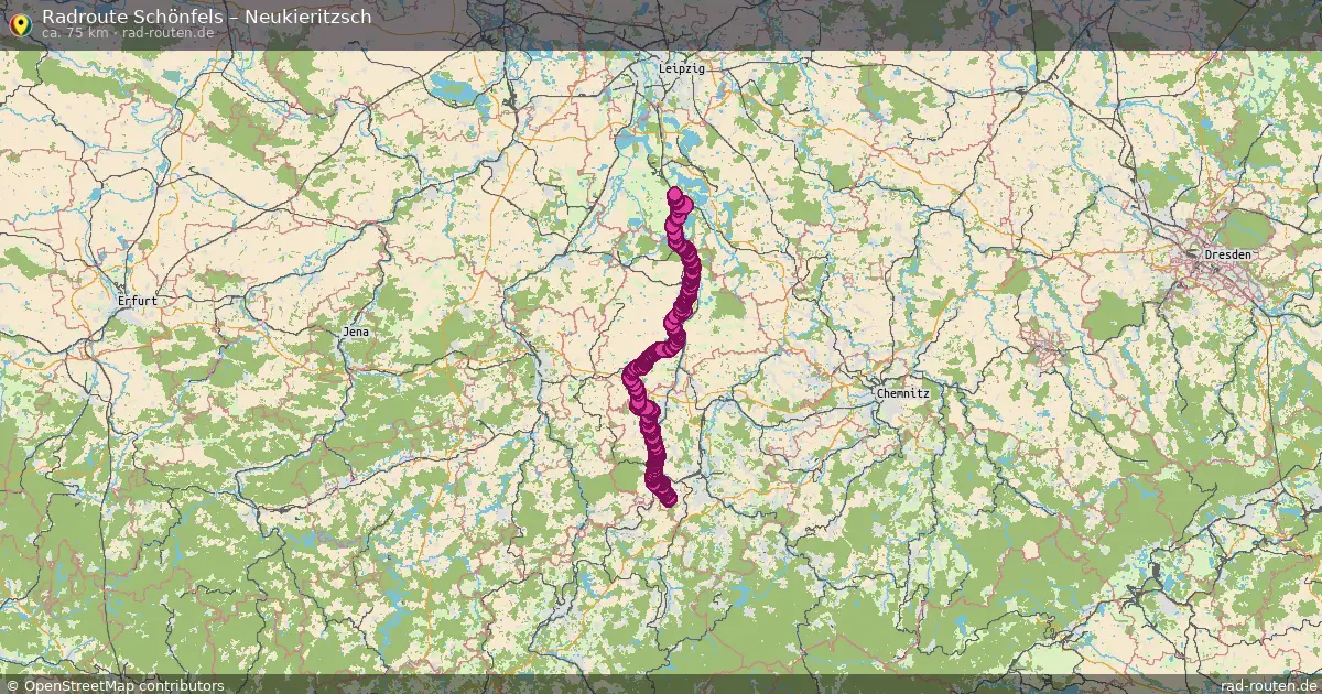 Radtour Schönfels – Neukieritzsch