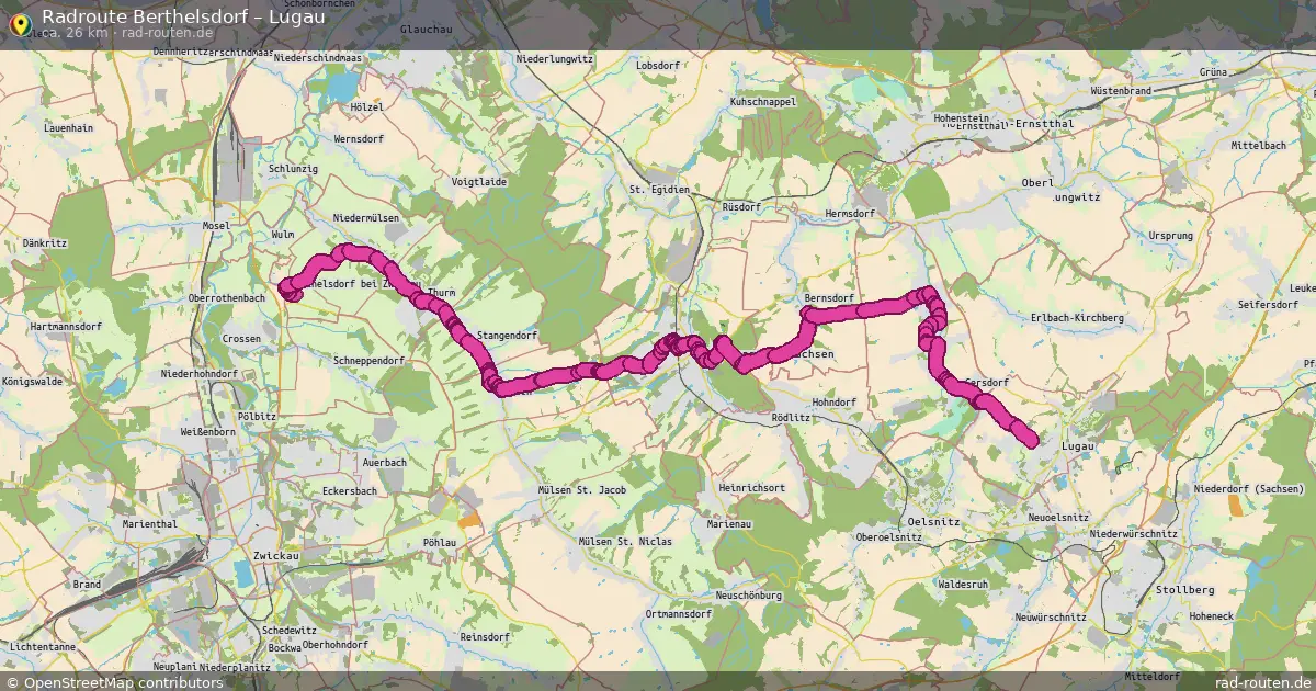 Radtour Berthelsdorf – Lugau