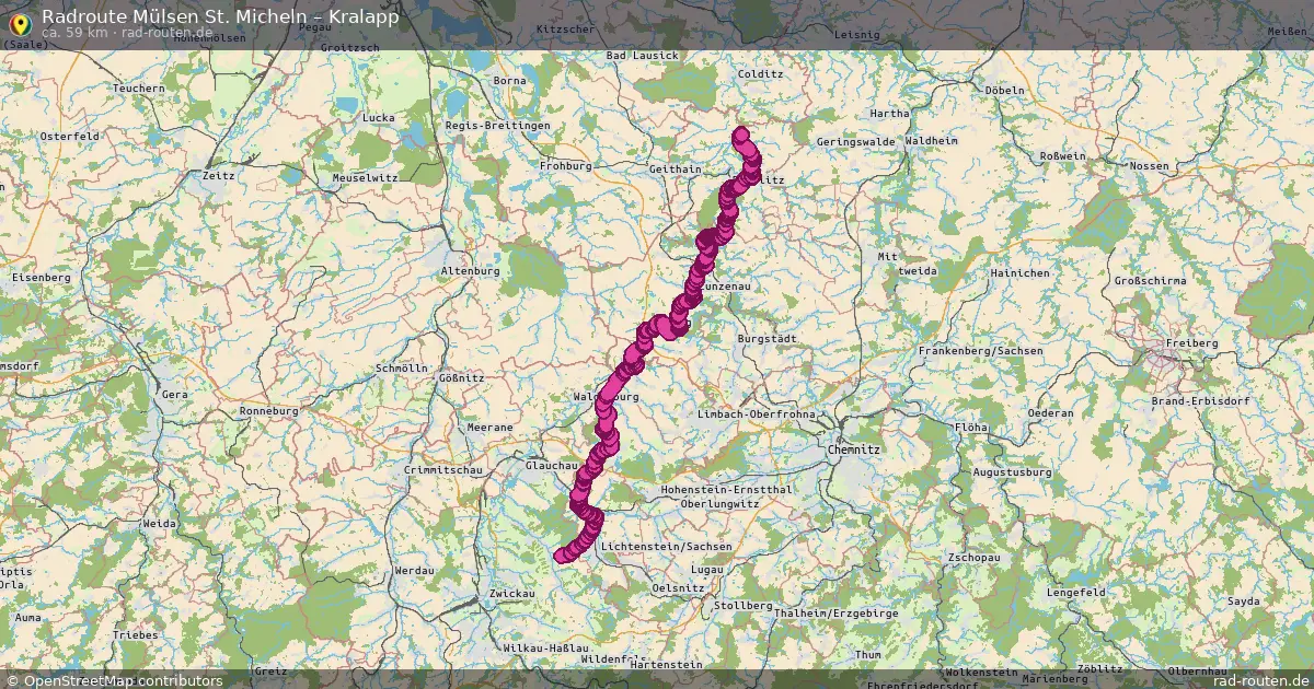 Radtour Mülsen St. Micheln – Kralapp