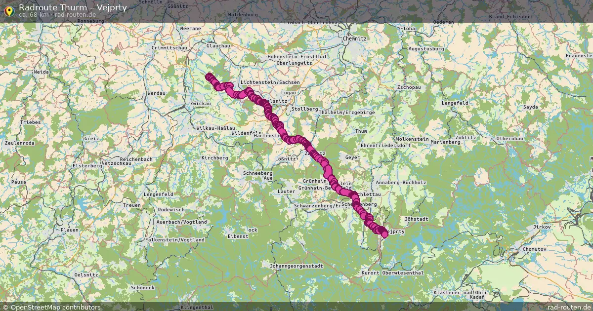 Radtour Thurm – Vejprty