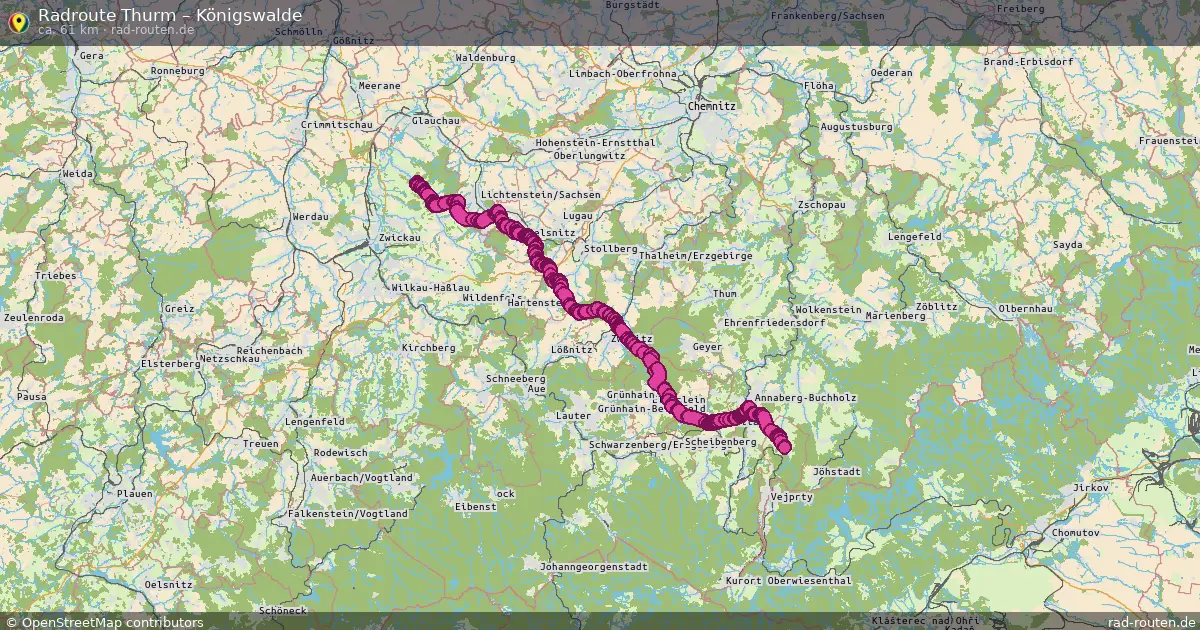 Radtour Thurm – Königswalde