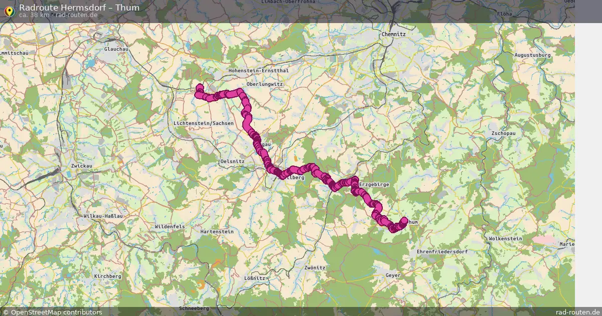 Radtour Hermsdorf – Thum