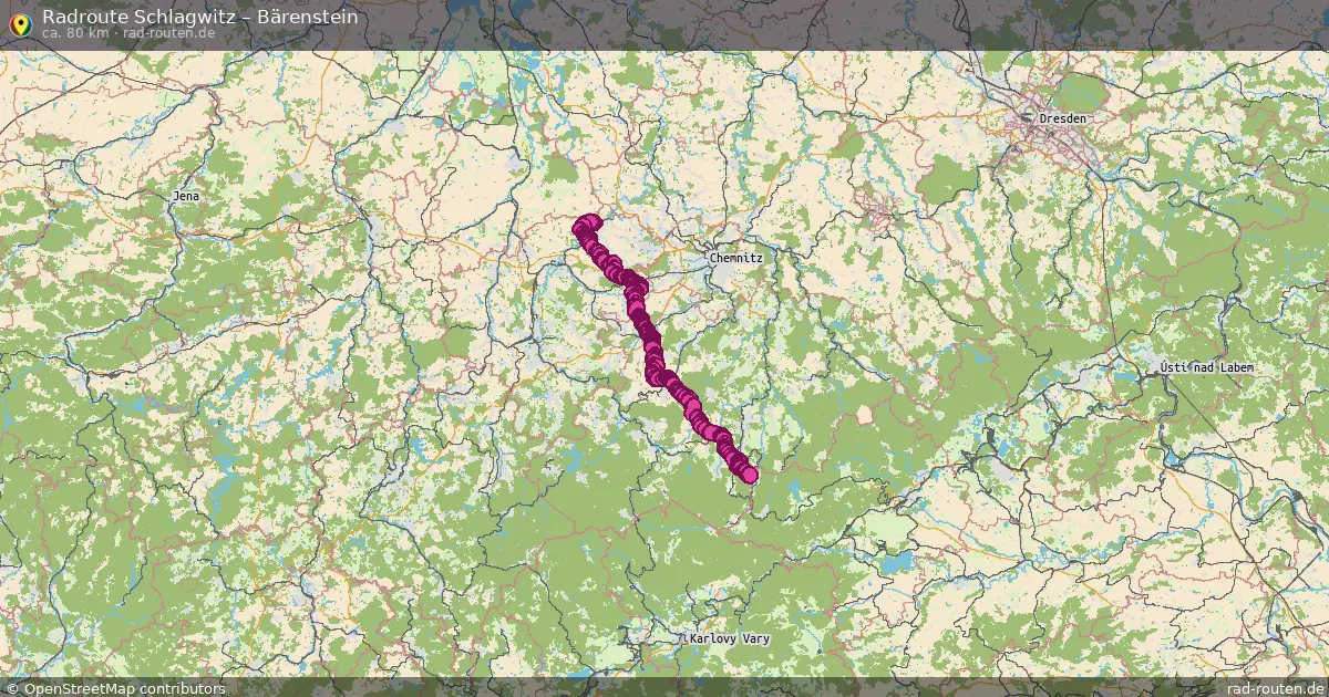 Radtour Schlagwitz – Bärenstein