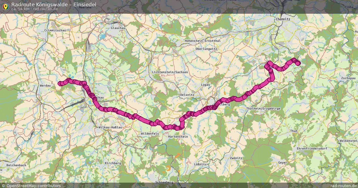 Radtour Königswalde – Einsiedel