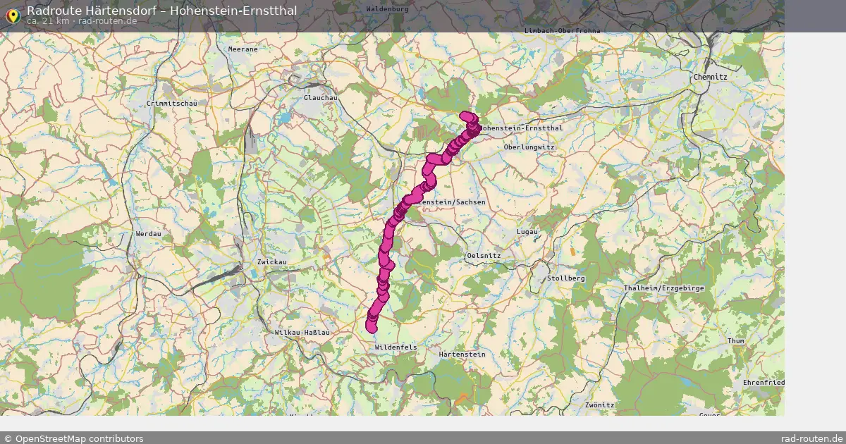 Radtour Härtensdorf – Hohenstein-Ernstthal