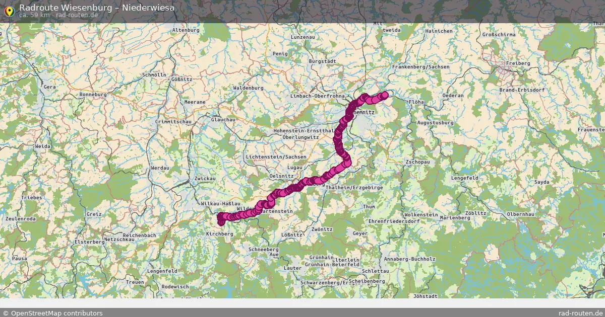 Radtour Wiesenburg – Niederwiesa
