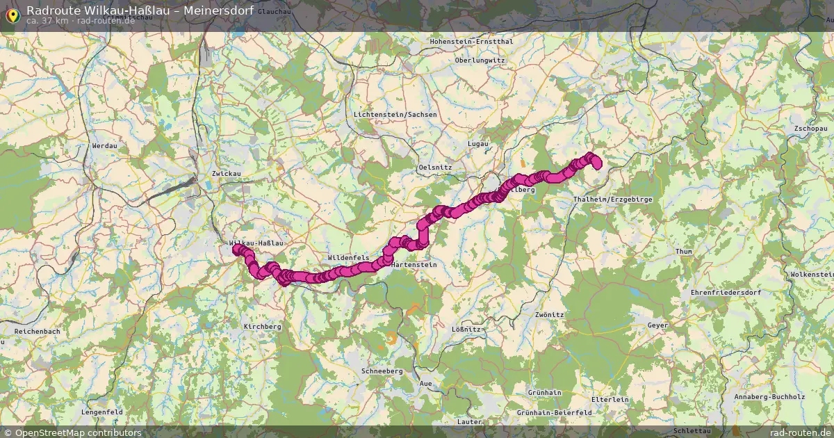 Radtour Wilkau-Haßlau – Meinersdorf