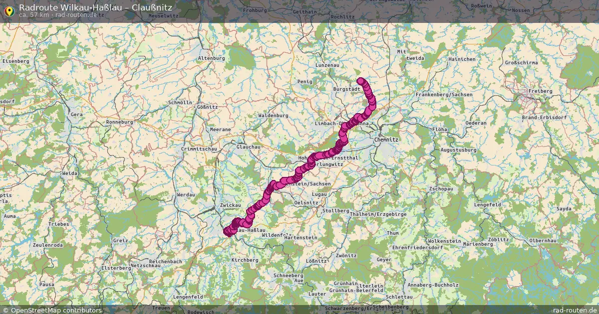Radtour Wilkau-Haßlau – Claußnitz