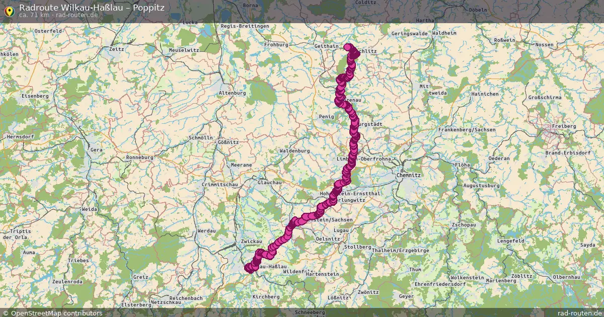 Radtour Wilkau-Haßlau – Poppitz