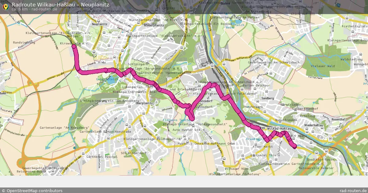 Radtour Wilkau-Haßlau – Neuplanitz
