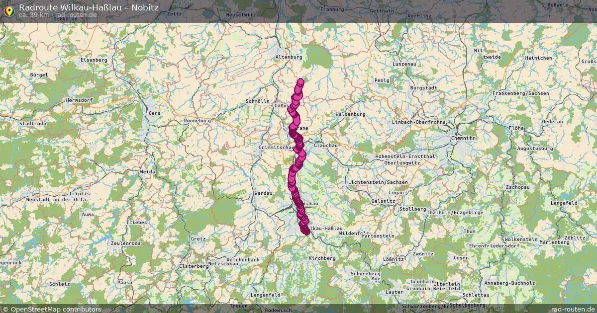 Radtour Wilkau-Haßlau – Nobitz