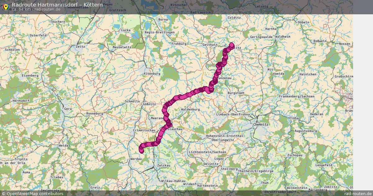 Radtour Hartmannsdorf – Köttern