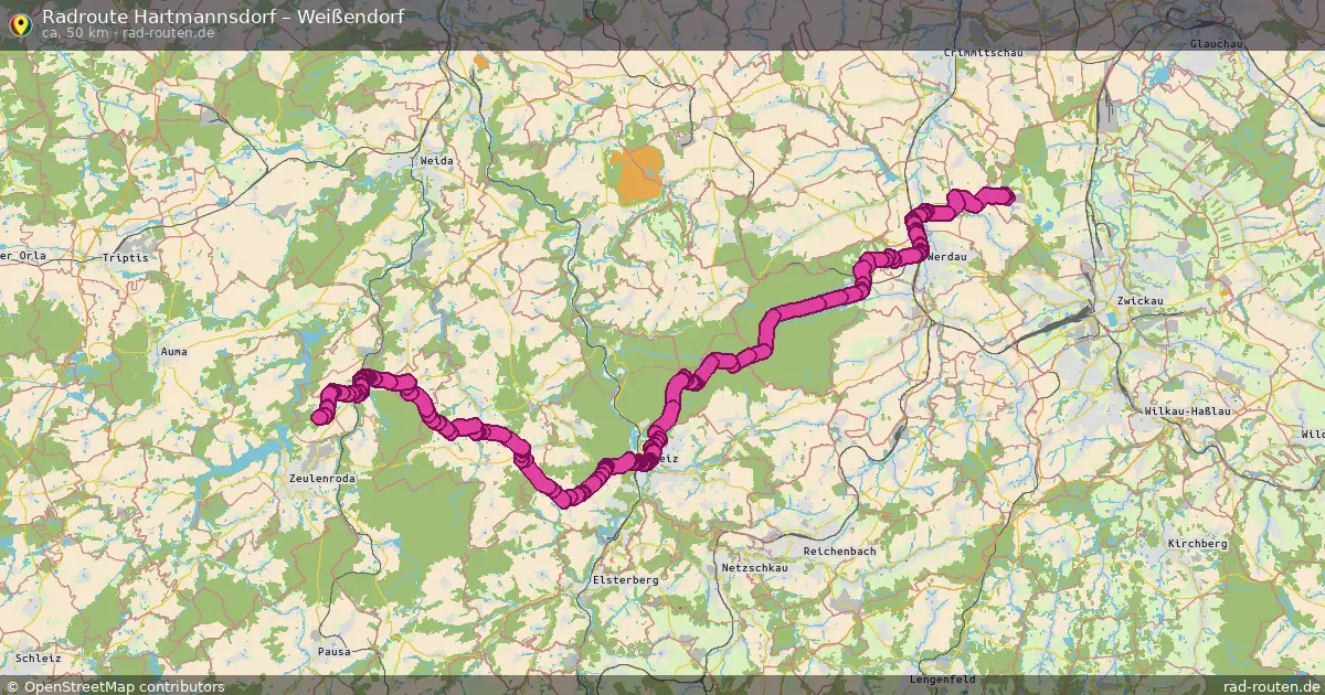 Radtour Hartmannsdorf – Weißendorf