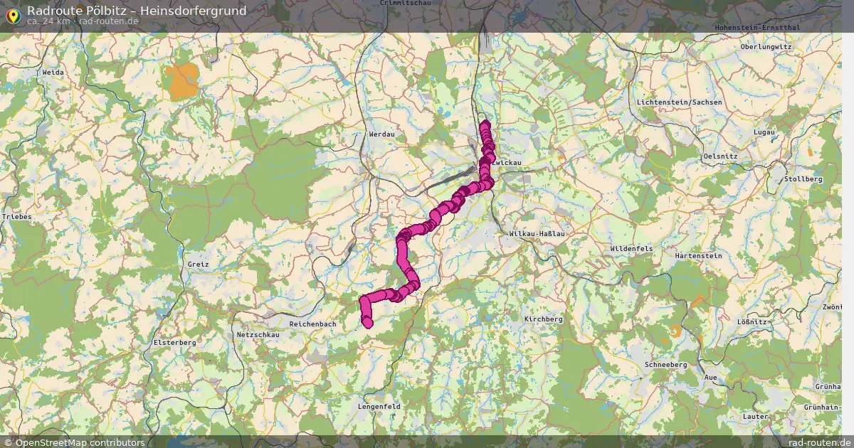 Radtour Pölbitz – Heinsdorfergrund