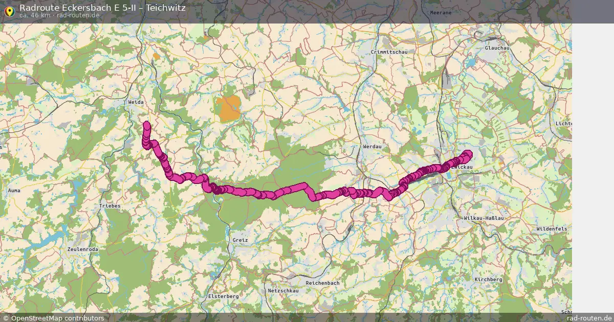 Radtour Eckersbach E 5-Ii – Teichwitz