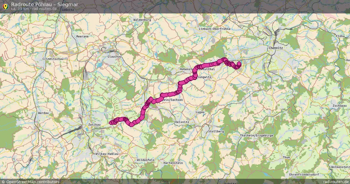 Radtour Pöhlau – Siegmar
