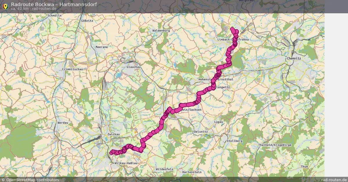 Radtour Bockwa – Hartmannsdorf