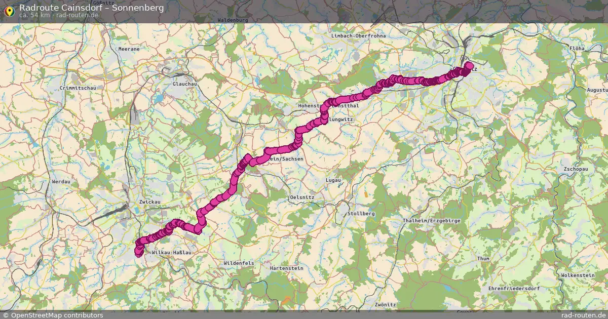 Radtour Cainsdorf – Sonnenberg