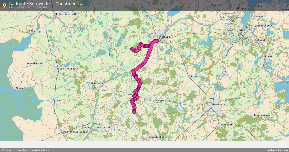 Radtour Glüsing – Christinenthal