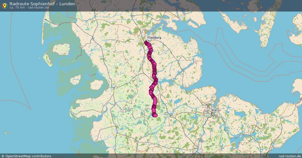 Radtour Sophienhof – Schaalby