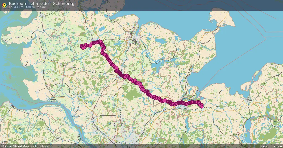Fahrradroute Gudow – Schönberg (48 km) – Rad-Routen.de