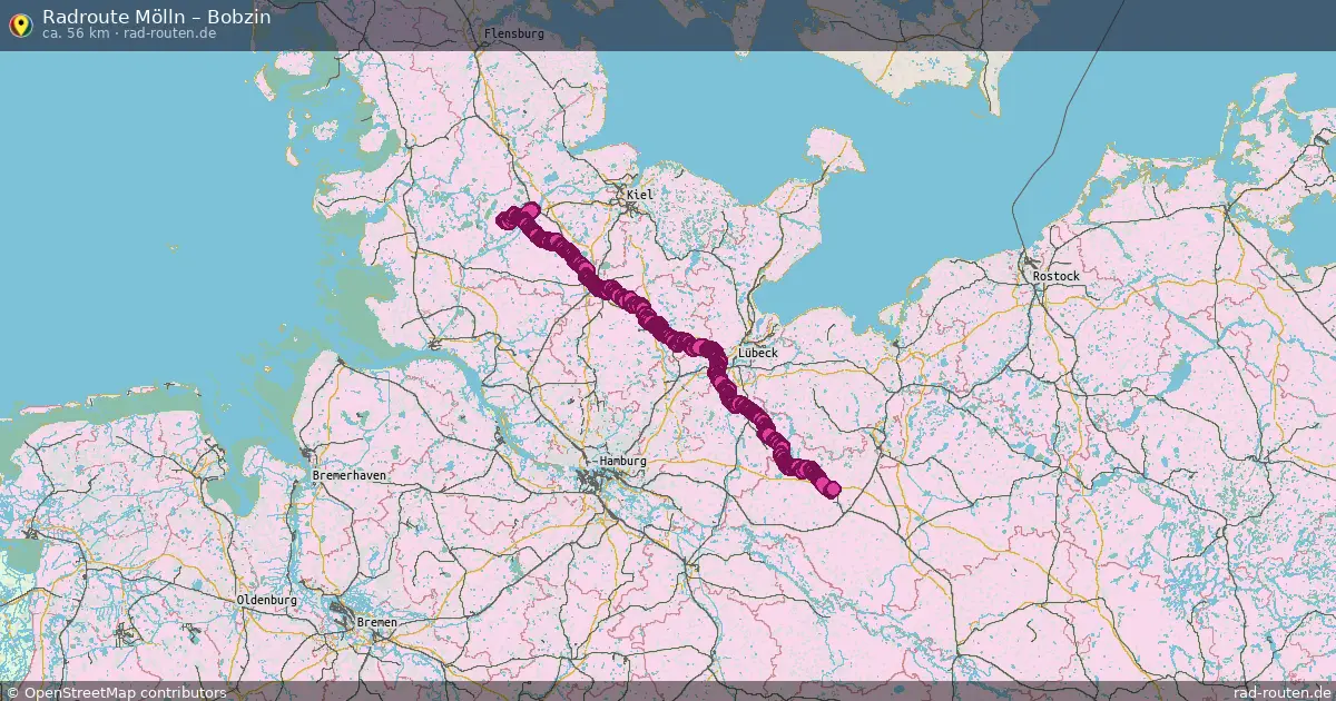 Radtour Mölln – Bobzin