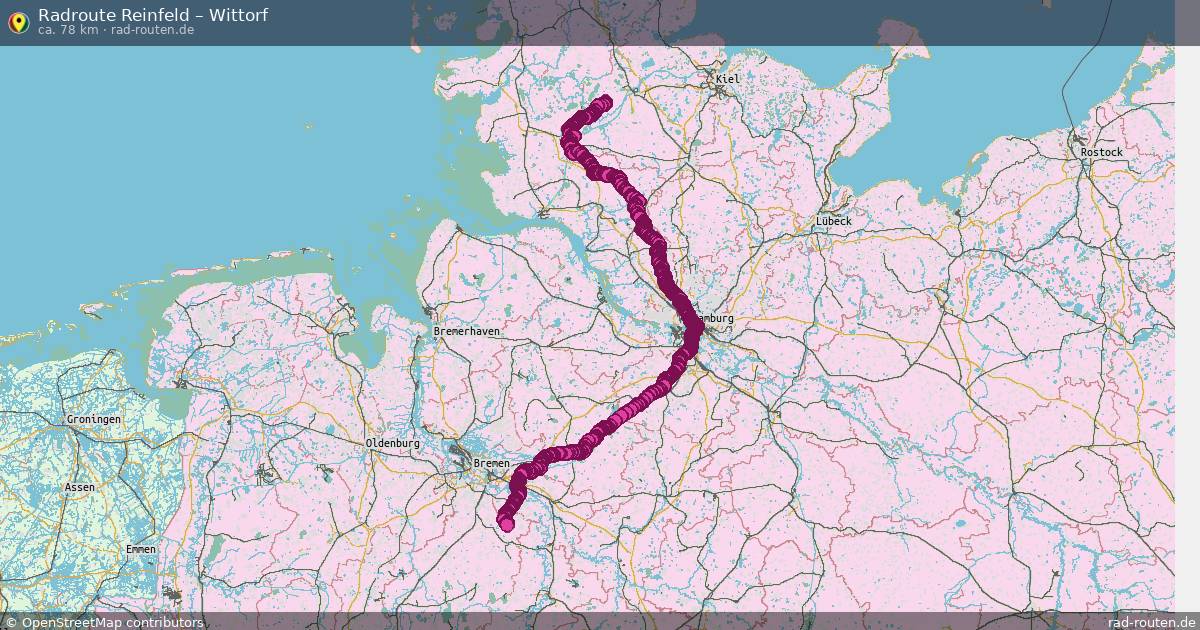 Fahrradroute Lankau – Wittorf (57 km) – Rad-Routen.de