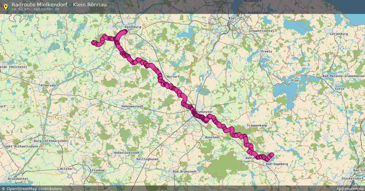 Radtour Walksfelde – Klein Rönnau