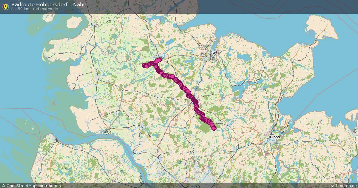 Fahrradroute Fuhlenhagen – Tangstedt (54 km) – Rad-Routen.de