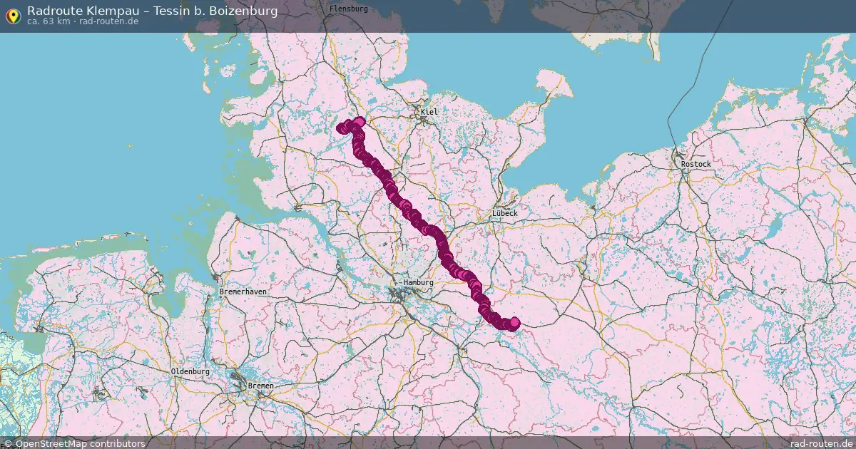 Radtour Mühlenrade – Tessin B. Boizenburg