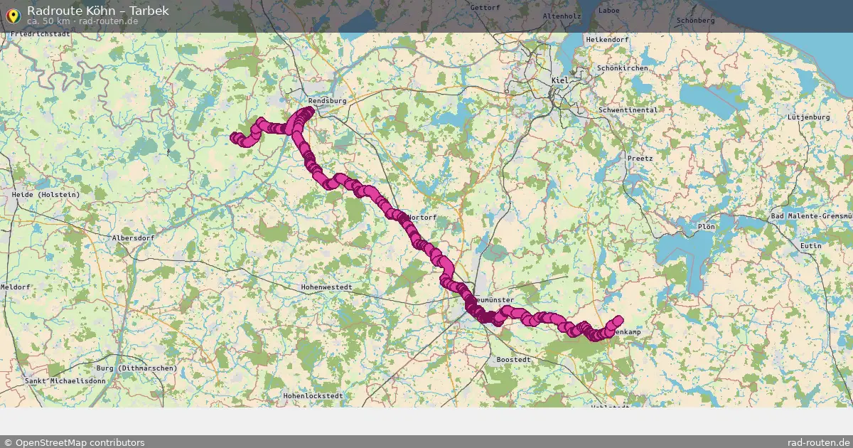 Radtour Mühlenrade – Tarbek