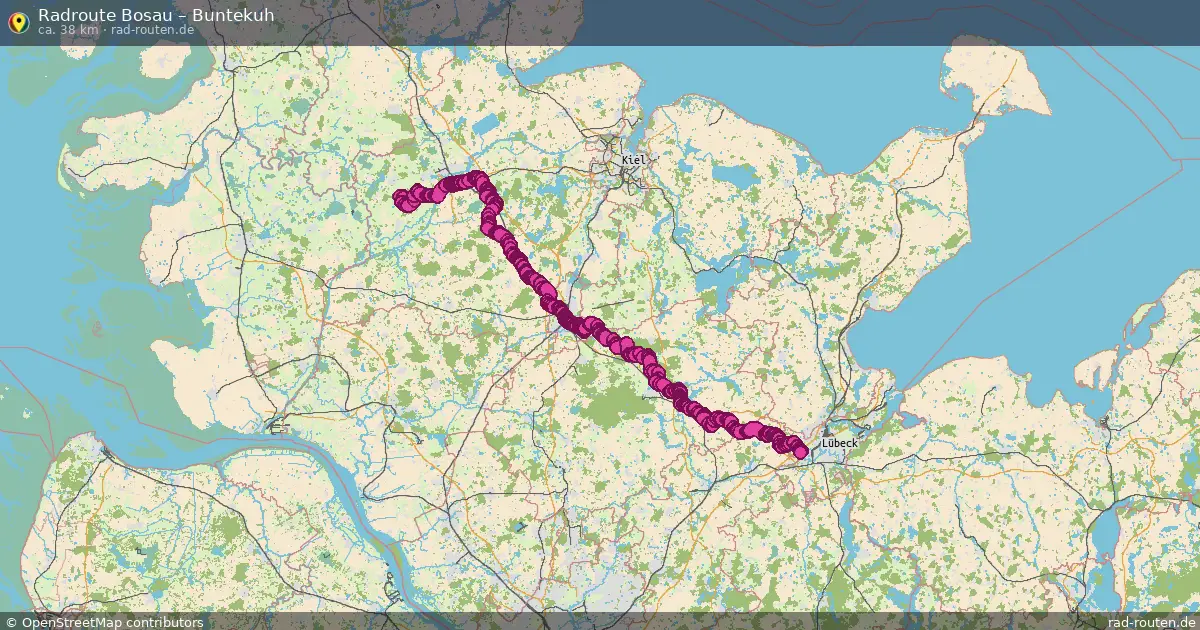 Radtour Mühlenrade – Buntekuh